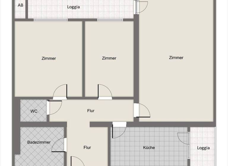 Wohnung zum Kauf 179.000 € 3 Zimmer 86 m² 3. Geschoss Rumeln-Kaldenhausen Duisburg / Rumeln-Kaldenhausen 47239