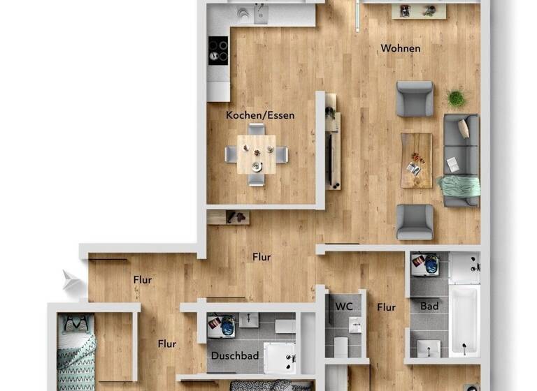Wohnung zum Kauf 270.000 € 4 Zimmer 103 m²<br/>Wohnfläche Blaubeuren Blaubeuren 89143