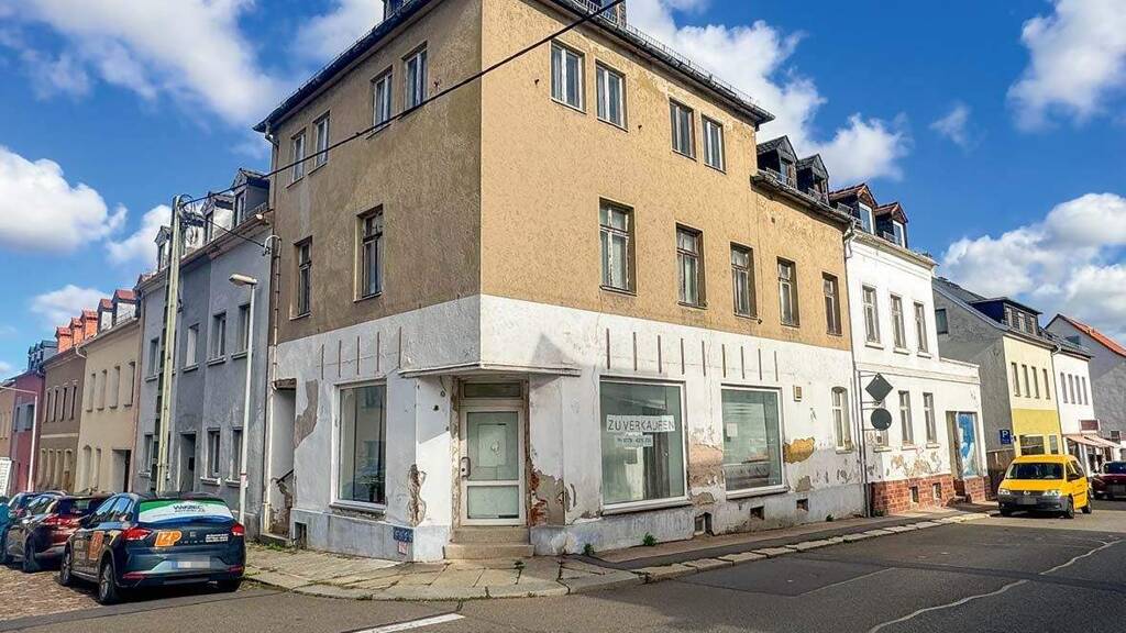 Mehrfamilienhaus zur Versteigerung 9.000 € 387 m² 330 m² Grundstück Johann-Sebastian-Bach- Straße 25 a Meerane 08393