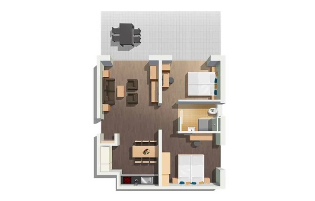 Wohnung zur Miete Wohnen auf Zeit 3.720 € 3 Zimmer 72 m²<br/>Wohnfläche 15.01.2025<br/>Verfügbarkeit Eisenbahnstraße Schliengen Schliengen 79418