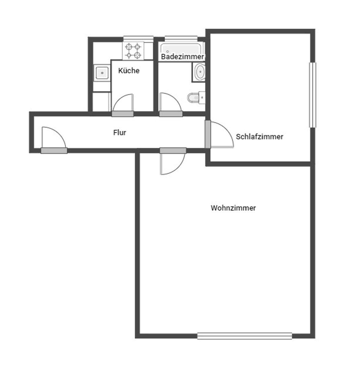 Wohnung zum Kauf 219.000 € 2 Zimmer 54 m²<br/>Wohnfläche 1.<br/>Geschoss Oberrad Frankfurt am Main 60599