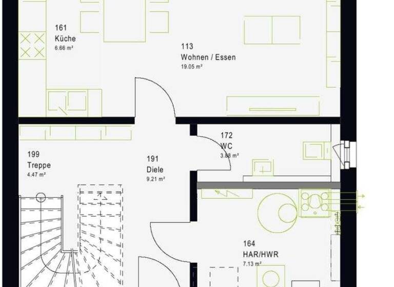 Einfamilienhaus zum Kauf provisionsfrei 498.100 € 3 Zimmer 98 m²<br/>Wohnfläche 560 m²<br/>Grundstück Biberach Biberach 74078