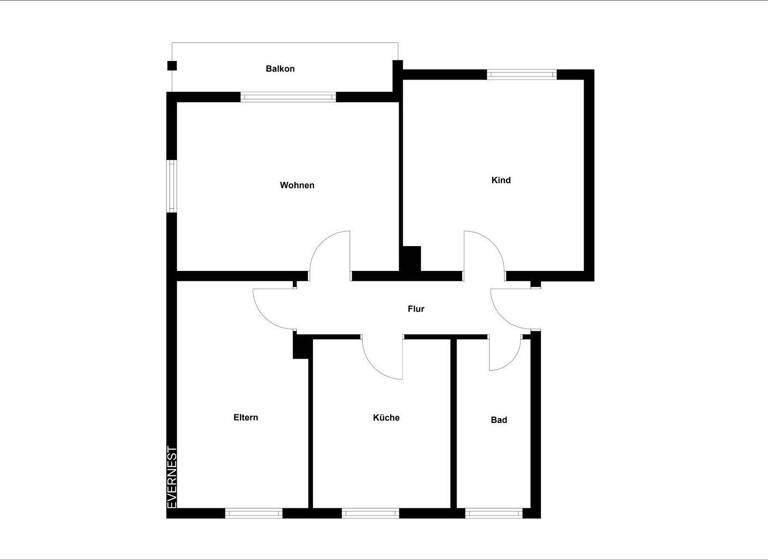 Wohnung zum Kauf 149.000 € 3 Zimmer 86,5 m² 1. Geschoss Zentrum Iserlohn 58644