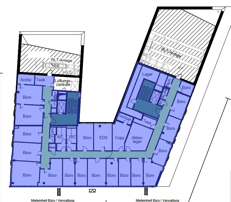 Bürofläche zur Miete provisionsfrei 13,50 € 507 m²<br/>Bürofläche Flingern - Nord Düsseldorf 40235