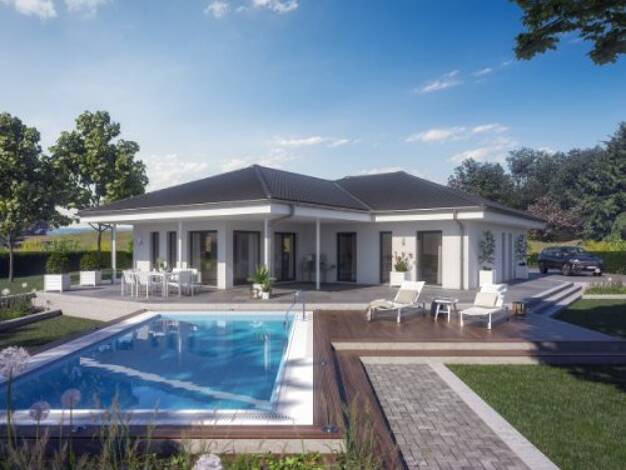 Bungalow zum Kauf 373.852 € 3 Zimmer 99 m² 660 m² Grundstück Schochwitz 06198