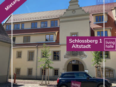Wohnung zur Miete 1.500 € 3,5 Zimmer 169 m² 1. Geschoss Schlossberg 1 Altstadt Halle / Mitte 06108