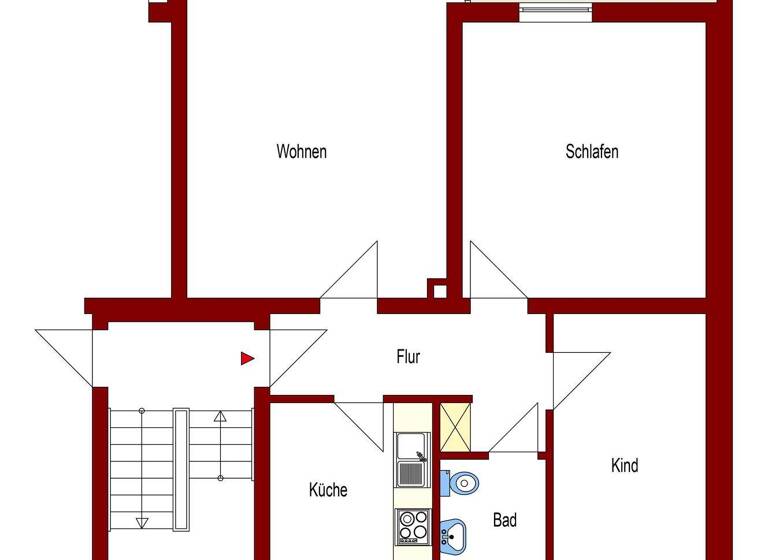 Wohnung zum Kauf provisionsfrei 159.000 € 3 Zimmer 69,3 m² 3. Geschoss Eversten Oldenburg 26131