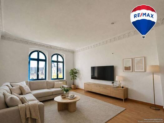 Wohnung zur Miete 781 € 3 Zimmer 86,7 m² 5. Geschoss Altstadt Magdeburg 39104