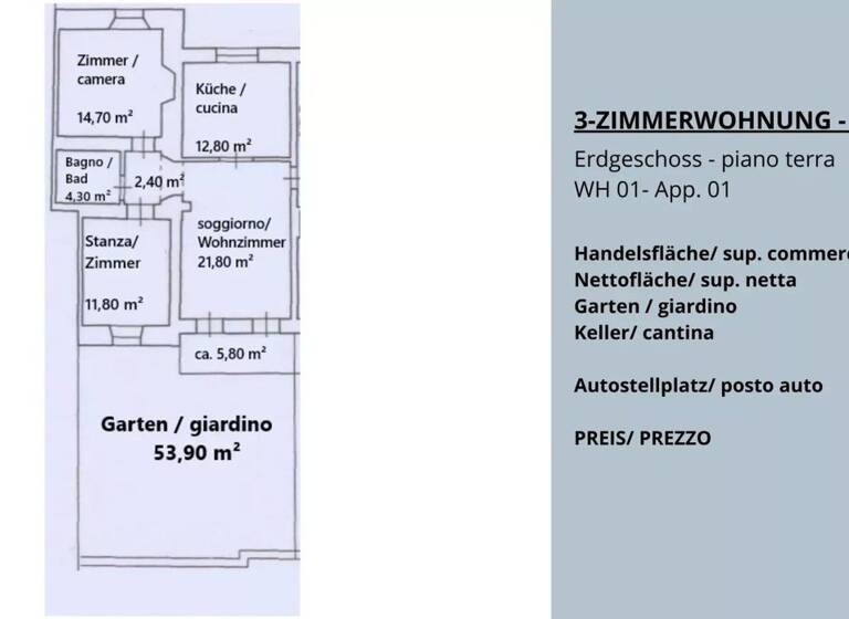 Studio zum Kauf 439.000 € 3 Zimmer 90 m² Jenesien 39050