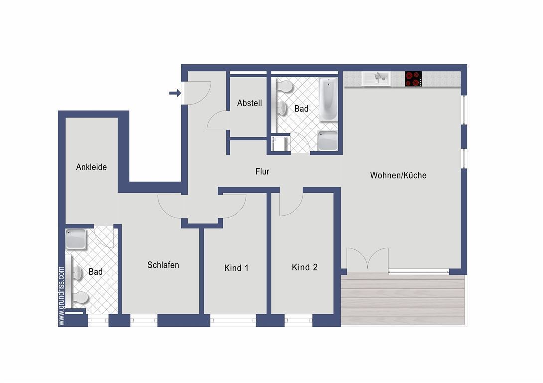 Wohnung zum Kauf 798.000 € 4 Zimmer 112 m²<br/>Wohnfläche 5.<br/>Geschoss ab sofort<br/>Verfügbarkeit Keplerstraße 10 Schwetzingerstadt - West Mannheim 68165