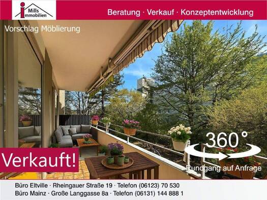 Wohnung zum Kauf 398.000 € 4 Zimmer 107 m² 1. Geschoss Hartenberg/Münchfeld Mainz 55122