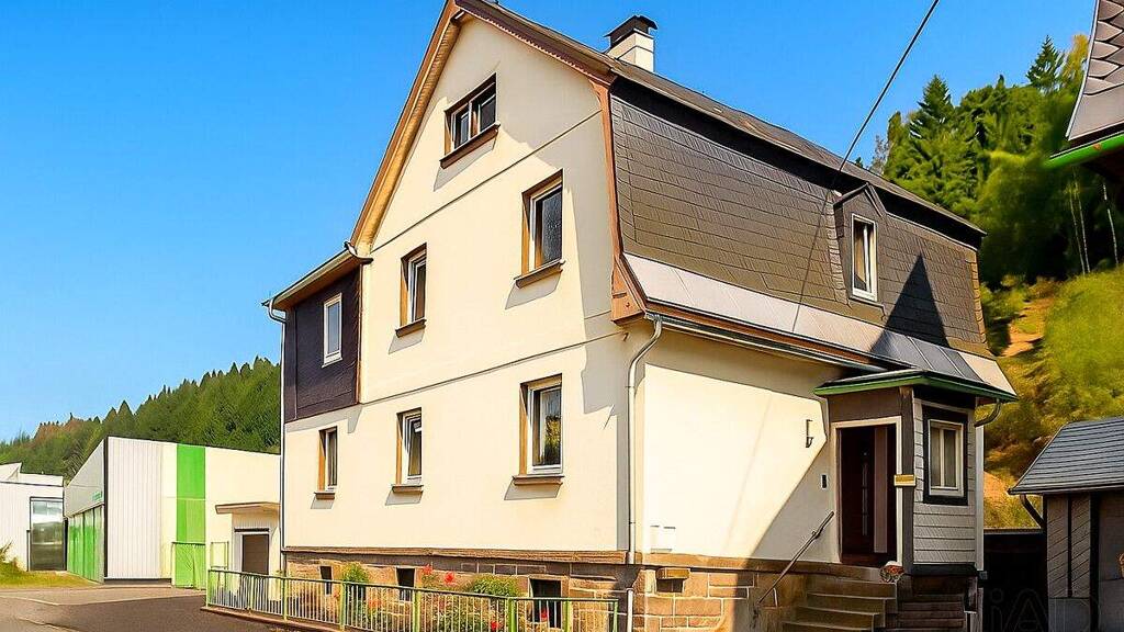Mehrfamilienhaus zum Kauf 144.900 € 9 Zimmer 210 m² 664 m² Grundstück Hüttenstraße 22 Haselbach Sonneberg 96515