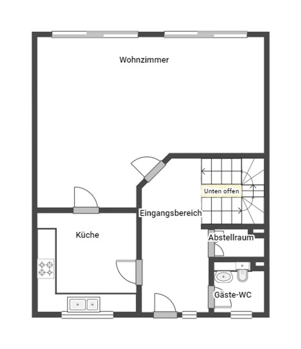 Reihenmittelhaus zum Kauf 485.000 € 5 Zimmer 170,1 m²<br/>Wohnfläche 270,1 m²<br/>Grundstück Neuwerk - Mitte Mönchengladbach 41066