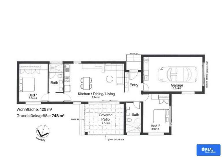 Haus zum Kauf 150.000 € 3 Zimmer 125 m² 748 m² Grundstück Jeffreys Bay, Paradise Beach 6331