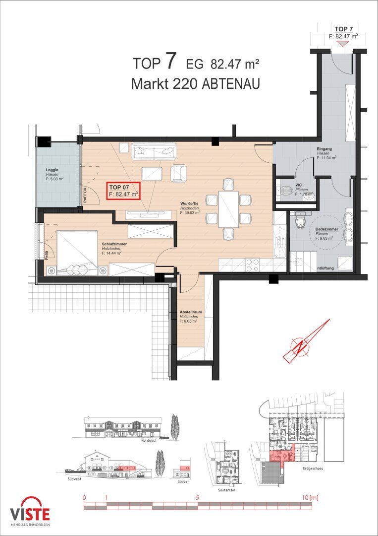 Wohnung zum Kauf 318.000 € 2 Zimmer 82,5 m²<br/>Wohnfläche EG<br/>Geschoss Markt 220 Abtenau 5441