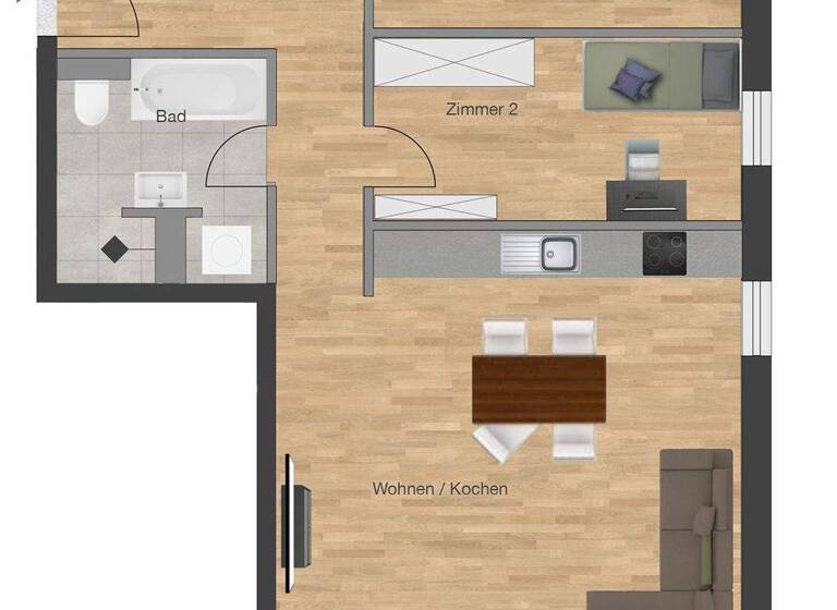 Wohnung zum Kauf - Erstbezug provisionsfrei 499.000 € 3 Zimmer 79,4 m² Hengstbachstraße 4 Dreieichenhain Dreieich 63303