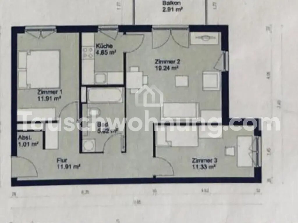 Wohnung zur Miete Tauschwohnung 780 € 3 Zimmer 69 m²<br/>Wohnfläche EG<br/>Geschoss Biesdorf Berlin 12683