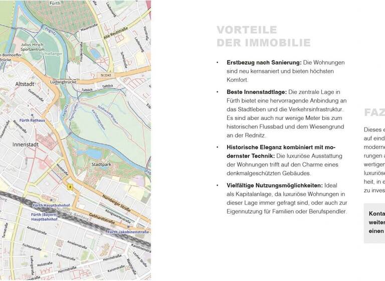 Maisonette zum Kauf provisionsfrei 398.284 € 4 Zimmer 77,8 m²<br/>Wohnfläche 3.<br/>Geschoss Badstraße 1A Innenstadt Fürth 90762
