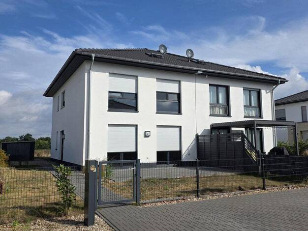 Doppelhaushälfte zur Miete - Erstbezug 1.700 € 5 Zimmer 125 m² 337 m² Grundstück Rehberge 27 Biederitz Biederitz 39175