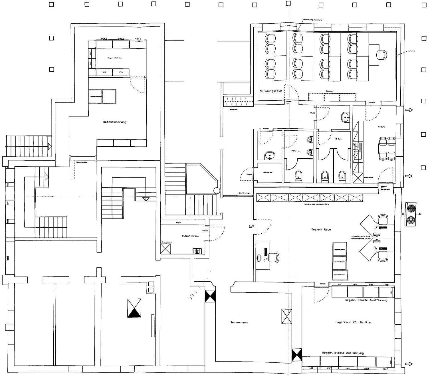 Bürogebäude zur Miete 7 € 631 m²<br/>Bürofläche Alt - Georgsmarienhütte Georgsmarienhütte 49124