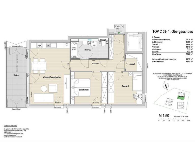 Wohnung zum Kauf - Erstbezug provisionsfrei 694.800 € 3 Zimmer 72,8 m² Gnigl Salzburg 5020