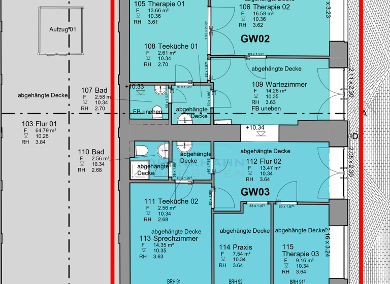 Bürofläche zur Miete 1.538 € 7 Zimmer 123 m² Bürofläche teilbar ab 61 m² Friedhofsweg 44A Kröpeliner Tor-Vorstadt Rostock 18057
