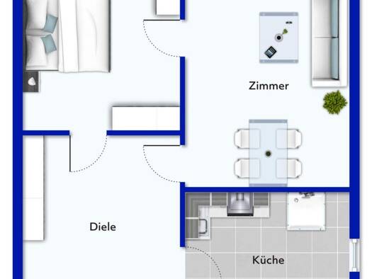 Wohnung zur Miete 650 € 2 Zimmer 42 m² frei ab sofort Schwäbisch Gmünd 73525