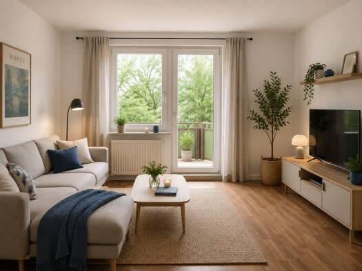 Wohnung zur Miete 338 € 3 Zimmer 61 m² 1. Geschoss frei ab 01.11.2026 Schlotheimer Ring 23 Mühlhausen Mühlhausen 99974