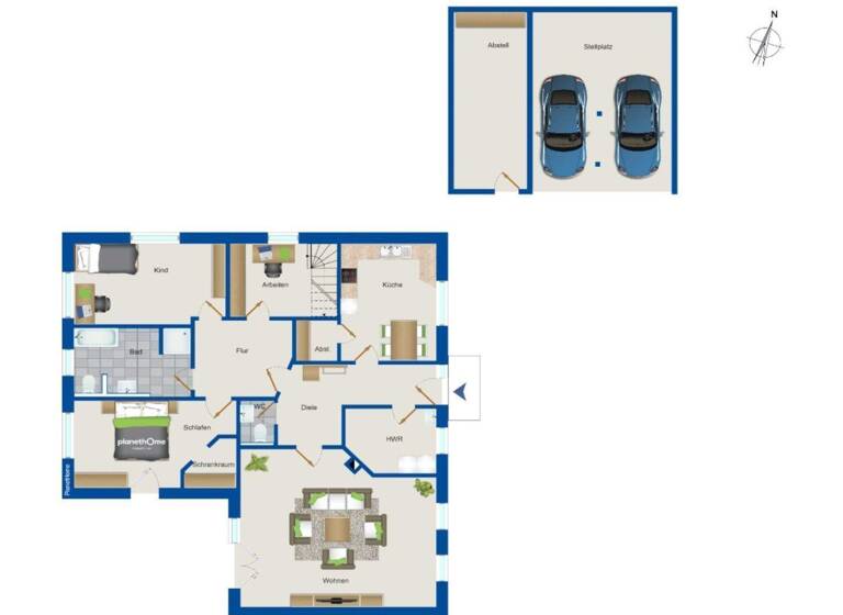 Bungalow zum Kauf 575.000 € 4 Zimmer 147,9 m² 4.579,2 m² Grundstück Boren 24392
