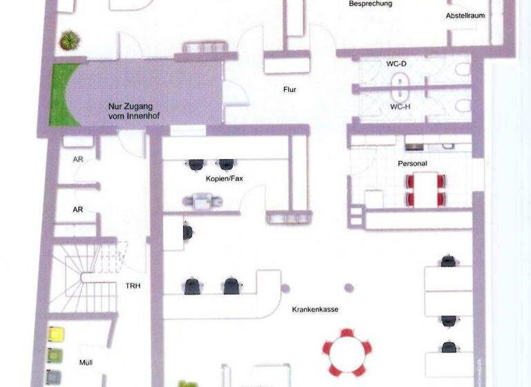 Wohn- und Geschäftshaus zur Miete 11,30 € 6 Zimmer 166 m² Bürofläche teilbar ab 166 m² Wiedenbrück Rheda-Wiedenbrück 33378