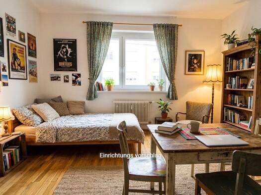 Wohnung zur Miete 256 € 1 Zimmer 20,3 m² Liebiggasse 2 Geidorf Graz 8010