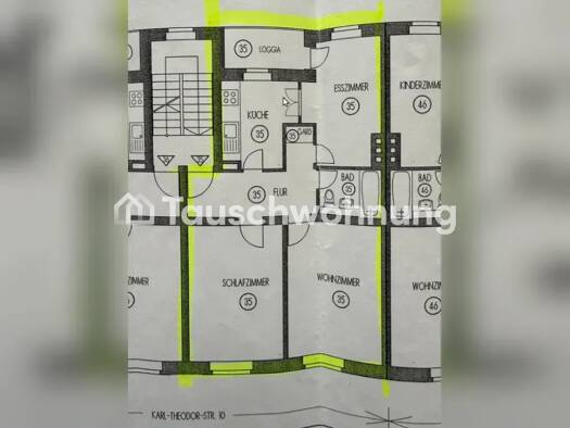 Wohnung zur Miete Tauschwohnung 1.300 € 3 Zimmer 68 m² Schwabing-Freimann München 80803
