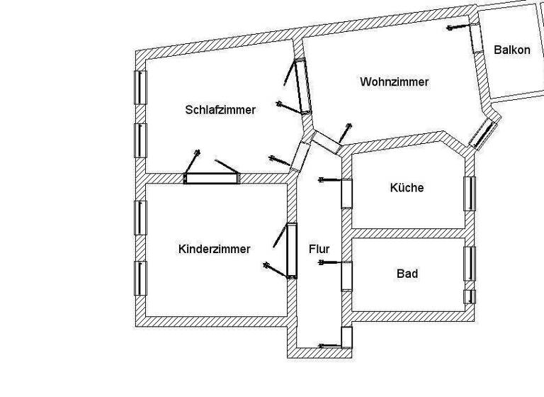 Wohnung zur Miete 754 € 3 Zimmer 115,9 m² 3. Geschoss frei ab 01.06.2026 Torgau 04860