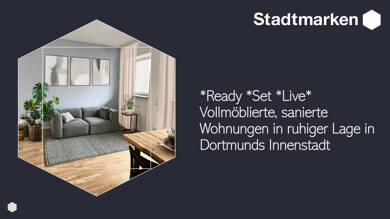 Wohnung zur Miete 1.320 € 3 Zimmer 66 m² Hövelstraße 8 Mitte Dortmund 44137