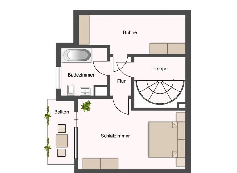 Maisonette zur Miete 1.200 € 4 Zimmer 104 m² Alpseeweg 34 Hofen Stuttgart / Hofen 70378