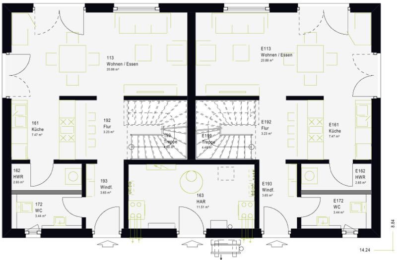 Mehrfamilienhaus zum Kauf 639.032 € 6 Zimmer 205 m²<br/>Wohnfläche 590 m²<br/>Grundstück Kurgebiet Villingen-Schwenningen 78050