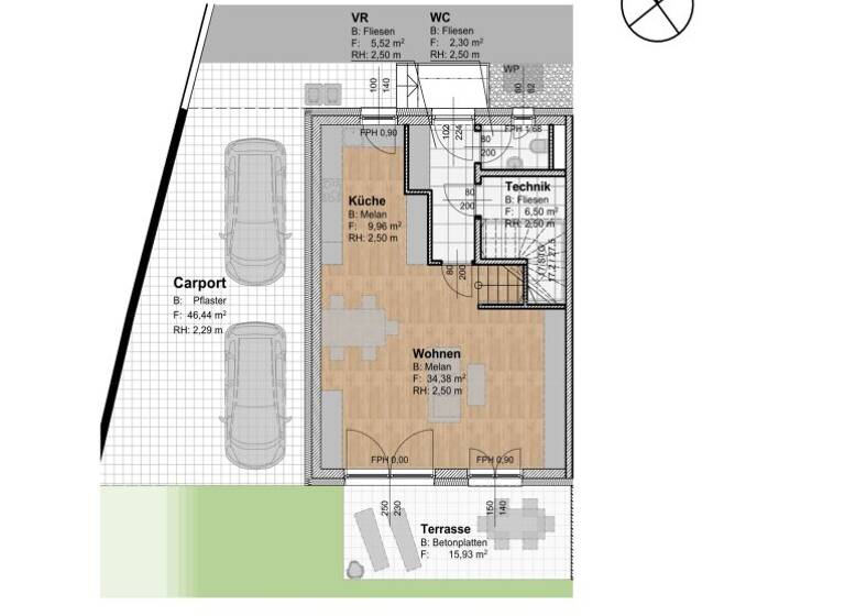 Doppelhaushälfte zur Miete 1.263 € 5 Zimmer 144 m² Ebenfurth 2490