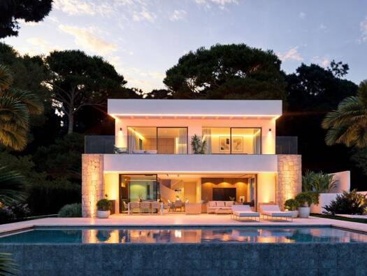 Villa zum Kauf provisionsfrei 2.300.000 € 5 Zimmer 350 m² 913 m² Grundstück Calle del Eucaliptus, 52 Moraira 03724