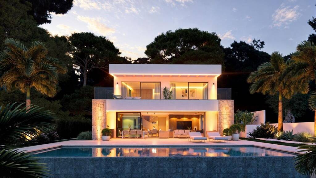 Villa zum Kauf provisionsfrei 2.300.000 € 5 Zimmer 350 m² 913 m² Grundstück Calle del Eucaliptus, 52 Moraira 03724