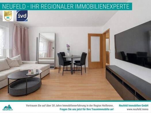 Wohnung zum Kauf 169.400 € 2 Zimmer 52,3 m² Neuenstadt 74196
