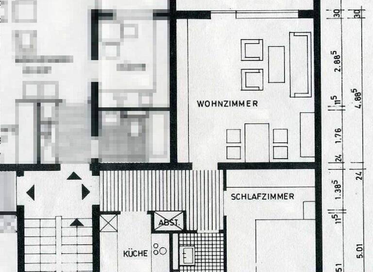 Wohnung zum Kauf 165.000 € 2 Zimmer 60,8 m² 1. Geschoss frei ab sofort Davenstedt Hannover 30455