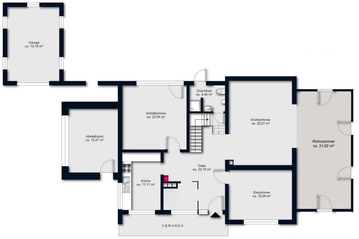 Einfamilienhaus zum Kauf 398.000 € 5 Zimmer 209 m²<br/>Wohnfläche 1.785 m²<br/>Grundstück Aschwarden Schwanewede 28790