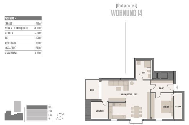 Wohnung zur Miete 858 € 2 Zimmer 78 m²<br/>Wohnfläche Stadtplatz 14 Viechtach Viechtach 94234