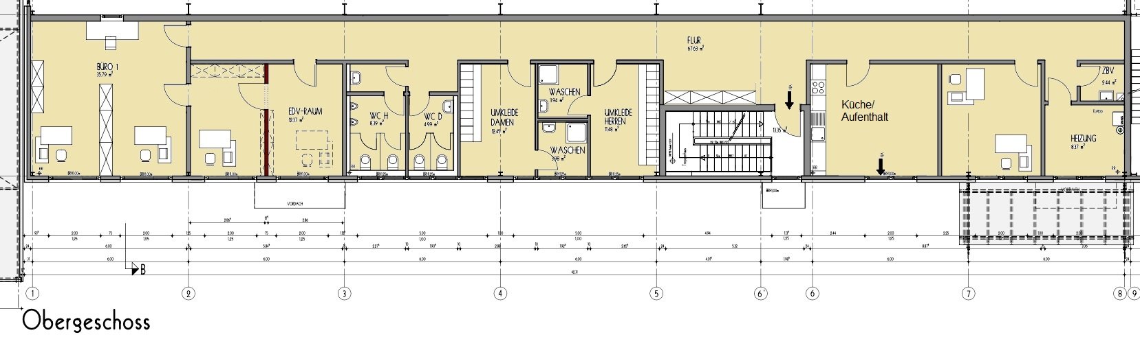 Bürogebäude zur Miete 990 € 202 m² Bürofläche Ensdorf 66806