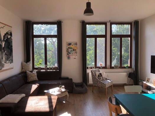 Wohnung zur Miete 650 € 3 Zimmer 115 m² 2. Geschoss frei ab 01.06.2026 Platz der OdF 1a Wohngebiet Rudolspark Rudolstadt 07407
