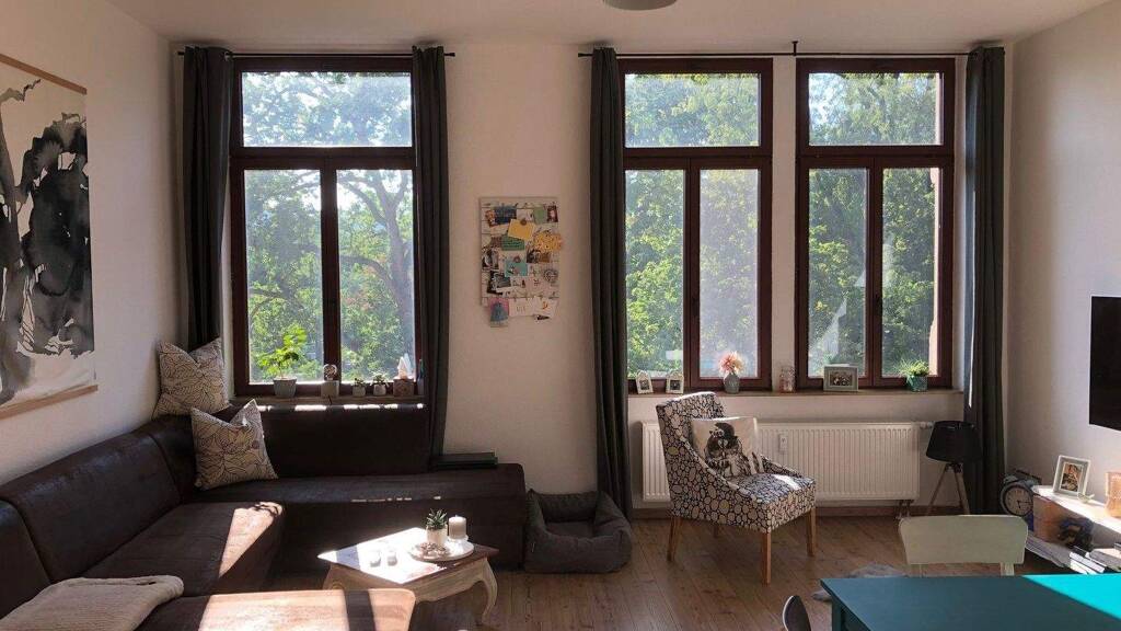 Wohnung zur Miete 650 € 3 Zimmer 115 m² 2. Geschoss frei ab 01.06.2026 Platz der OdF 1a Wohngebiet Rudolspark Rudolstadt 07407