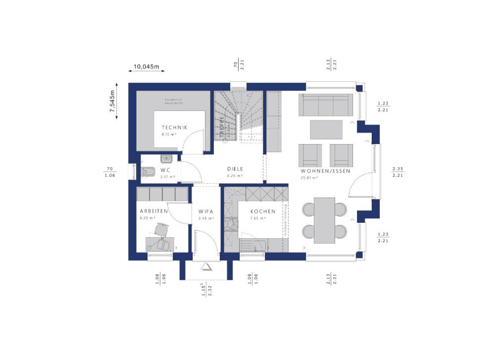 Einfamilienhaus zum Kauf provisionsfrei 478.936 € 5 Zimmer 123 m²<br/>Wohnfläche 760 m²<br/>Grundstück Tengen Tengen 78250