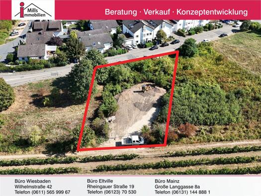 Grundstück zum Kauf 271.500 € 543 m² Grundstück Geisenheim Geisenheim 65366