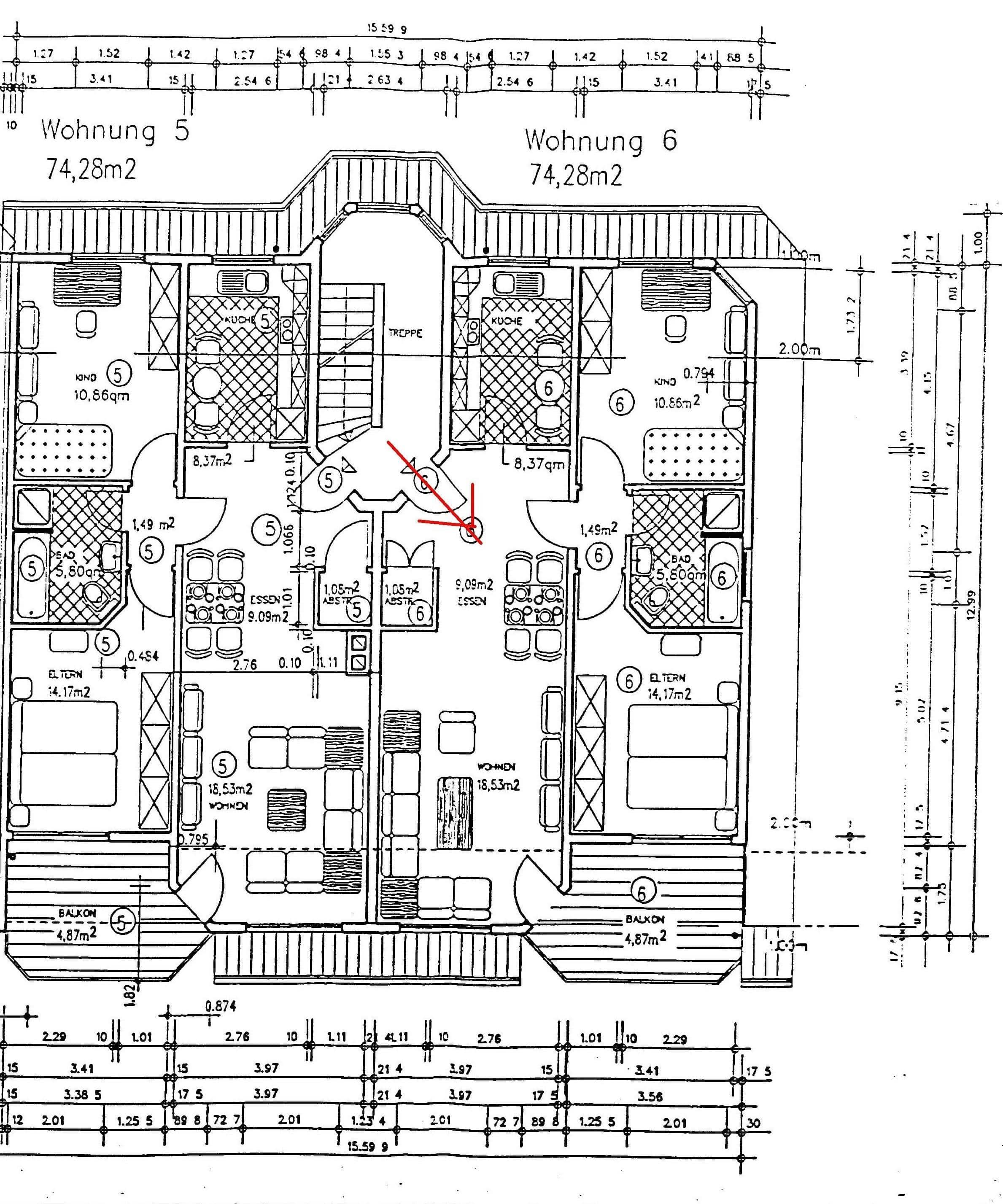 Wohnung zur Miete 490 € 3 Zimmer 74,3 m²<br/>Wohnfläche 2.<br/>Geschoss 01.03.2025<br/>Verfügbarkeit Auf der Badekuhle 19 Groß Santersleben Groß Santersleben 39343