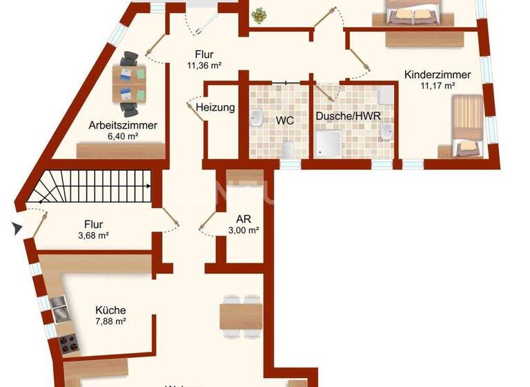 Wohnung zum Kauf 170.000 € 4 Zimmer 115,3 m² 1. Geschoss frei ab sofort Lambrecht 67466